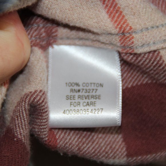 E.T. Vintage Patched Flannel Adult XL unisex Distressed Plaid One of a Kind - Picture 8 of 8